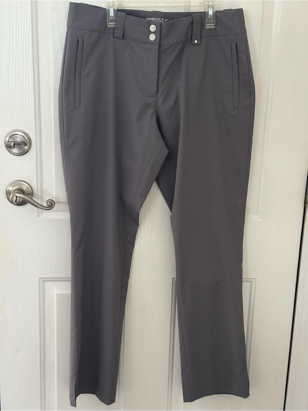 Nike Golf Women's Audrey Tour Performance Dri-Fit Pants Gray Size 8 Gorpcore